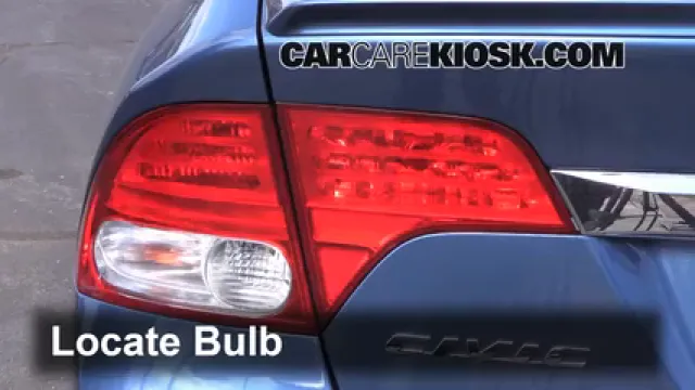 2010 Honda Civic Hybrid 1.3L 4 Cyl. Lights Turn Signal - Rear (replace bulb)